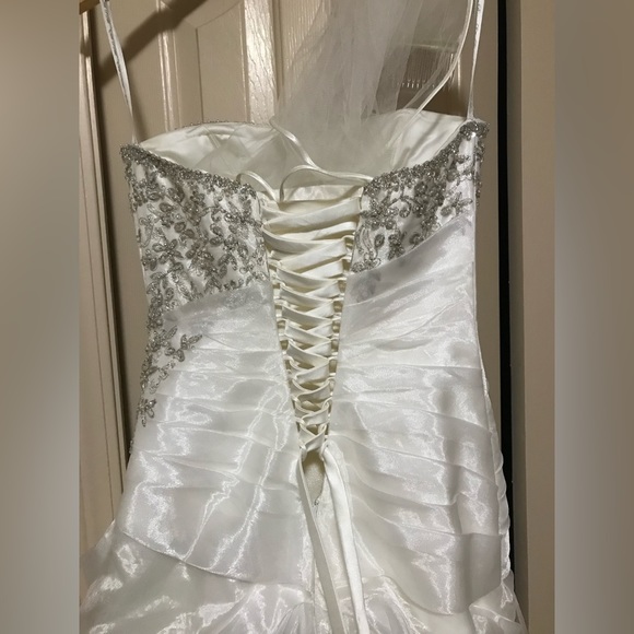 Beautiful Clean Wedding Dress - Picture 5 of 11